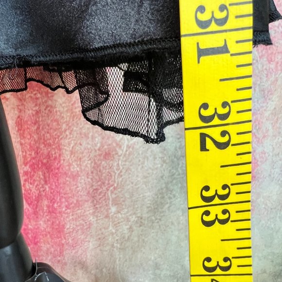 📌Three Pink Hearts Neck-Holder Dress with Mesh Ending Underskirt - Picture 7 of 16